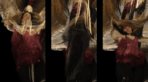 Lisa Banks's "Suspended Motion Series 1: Triptych 1" (2014), digital composite